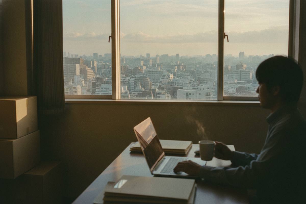 1人で回す会社の机